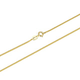 925 Sterling Silver Plated Platinum 45cm Necklace for Men