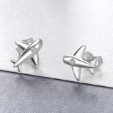 925 Sterling Silver Earrings with Pavé Setting CZ for Women