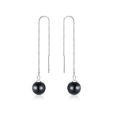 925 Sterling Silver Earrings with Quality Shell Pearl for Women