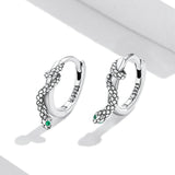 925 Sterling Silver Earrings with Pavé Setting CZ