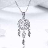 925 Sterling Silver Necklace 36-45cm with Pendant for Women