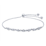 925 Sterling Silver Bracelet 22cm for Women