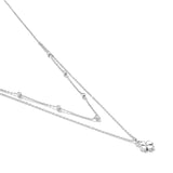 925 Sterling Silver Adjustable Necklace with Pendant for Women