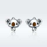 925 Sterling Silver Earrings 1.1*1.2cm for Women