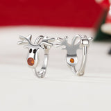 925 Sterling Silver White Gold Plated Pavé Set CZ Earrings for Women