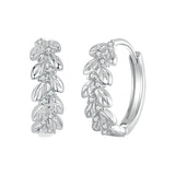 925 Sterling Silver Earrings with Pavé Setting CZ