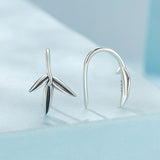 925 Sterling Silver Oxidized Silver Earrings for Women