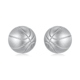 925 Sterling Silver Plated White Gold Earrings