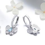 925 Sterling Silver Earrings with Pavé Setting CZ for Women