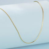 925 Sterling Silver + Plated White Gold 40cm Necklace