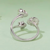 925 Sterling Silver 0.8cm Pavé Setting CZ Ring
