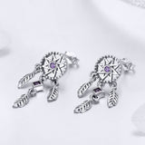 S925 Sterling Silver Pavé Setting CZ Earrings