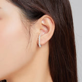 925 Sterling Silver Shell Pearl Earrings for Women