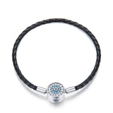 925 Sterling Silver Nan Style Bracelet Size 17.0