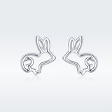 S925 Sterling Silver Plated Platinum Earrings