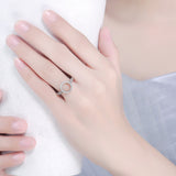 925 Sterling Silver Size 6.0 Ring for Women