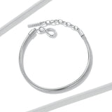 925 Sterling Silver Adjustable Bracelet
