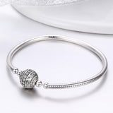 925 Sterling Silver SCB Bracelet Style Nan Size 17.0 for Women