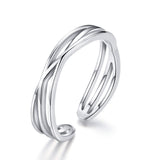 S925 Sterling Silver Ring 0.4cm Width
