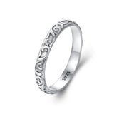 925 Sterling Silver Oxidized 2.8mm Band Ring Size 6.0 for Women
