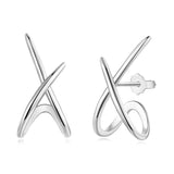 925 Sterling Silver Oxidized Silver Earrings