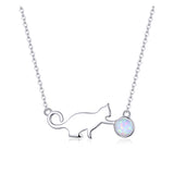 925 Sterling Silver Necklace 40-45cm for Women