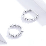 925 Sterling Silver Plated Platinum Earrings for Women