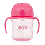 Dr. Brown's Soft Spout Transition Cup for Easy Sipping Pink 180 ml