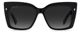 Dsquared2 D2 0017/S Grey Women's Square Sunglasses - 54mm