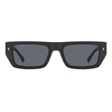 Dsquared2 Icon 0011/S Dark Grey Square Sunglasses for Men