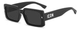 Dsquared2 Icon 0029/S Men's Rectangular Sunglasses 55mm