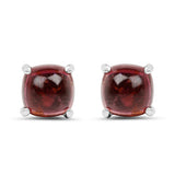 2.60 Carat Genuine Pink Topaz .925 Sterling Silver Earrings