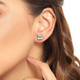 4.20cttw Crystal Rainbow Mystic Quartz .925 Sterling Silver Earrings