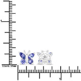 0.96 Carat Genuine Tanzanite .925 Sterling Silver Earrings