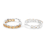 3.20 Carat Genuine Citrine .925 Sterling Silver Earrings