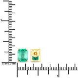 2.75 Carat Genuine Ethiopian Emerald 14K Yellow Gold Earrings