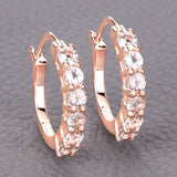 1.08 Carat Genuine Morganite .925 Sterling Silver Earrings