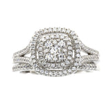Cubic Zirconium CZ SS Bridal Sterling Silver