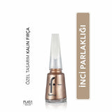 Flormar Long-Lasting Pearl Finish Nail Polish - Rich Life PL451, 6-Day Wear, Shimmer Effect, Elegant Nail Color for Women