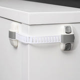 Miny Baby Safety Lock - Childproof Cabinet & Drawer Lock with Adjustable Strap, Easy Installation - Baby Safety Lock