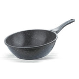 Thermoad 28cm Aluminum Die-Cast Wok Pan Tava - Energy Efficient, Lightweight, Non-Stick Granite Coated, PFOA & PFAS Free