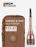 Flormar Creamy Gel Brow Pomade with Matte Finish