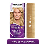 Palette 9-0 Sarõ Yellow Hair Dye: Vibrant, Long-Lasting Color with Keratin & Oils for Healthy, Shiny Hair