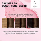 L'Oréal Paris Excellence Crème Hair Color 5 Brown - 100% Gray Coverage | Rich Color