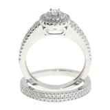 Cubic Zirconia CZ SS Bridal Sterling Silver