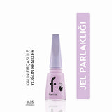 Flormar Jelly Look Nail Polish - Highly Pigmented Gel Finish, Long-Lasting Wear, Trendy Colors