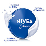 NIVEA Creme Moisturizing Cream - Long-Lasting Hydration for Dry Skin, Face and Body Moisturizer, 250ml