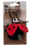 Eastland Plush Ladybug Interactive Digital Sound Cat Toy