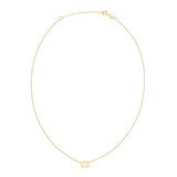 14K Yellow Gold Cancer Necklace