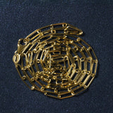 14K Yellow Gold Paperclip Chain (2.5mm)
